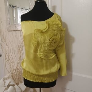 ARDEN B 3D Flower Blouse